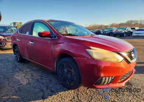 2017 Nissan Sentra S z USA, uszkodzony, nr VIN 3N1AB7AP1HL685937